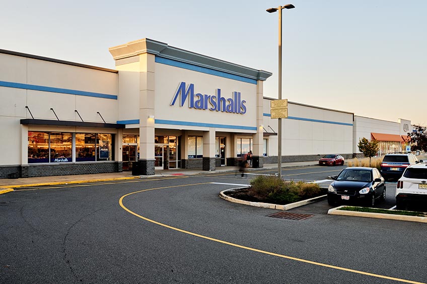 Marshalls storefront at Kearny Commons shopping center.