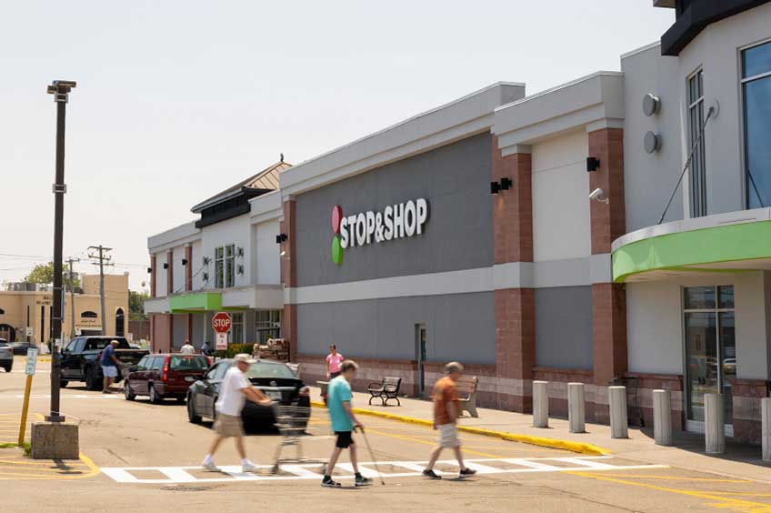 Storefront at New Hyde Park shopping center.