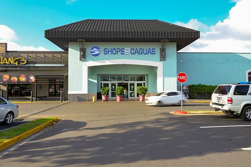 Storefront at Shops at Caguas shopping center.